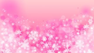 雪の結晶(ピンク)